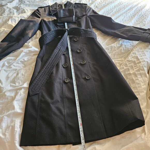Burberry London Sandringham Trench Coat Long Length - Black - UK2/US0/ITA34/GER3 - Picture 12 of 16